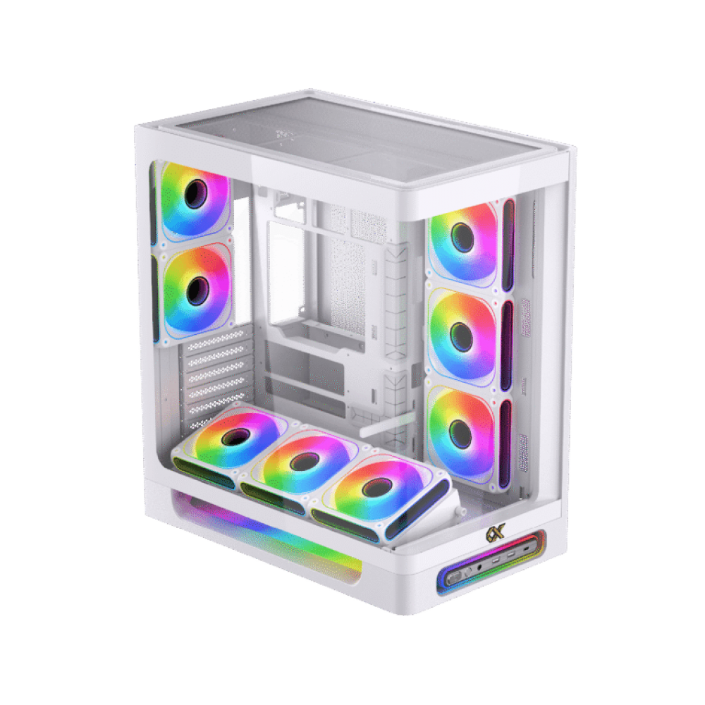XIGMATEK HEAVEN AIR ARGB Mid Tower Case Arctic