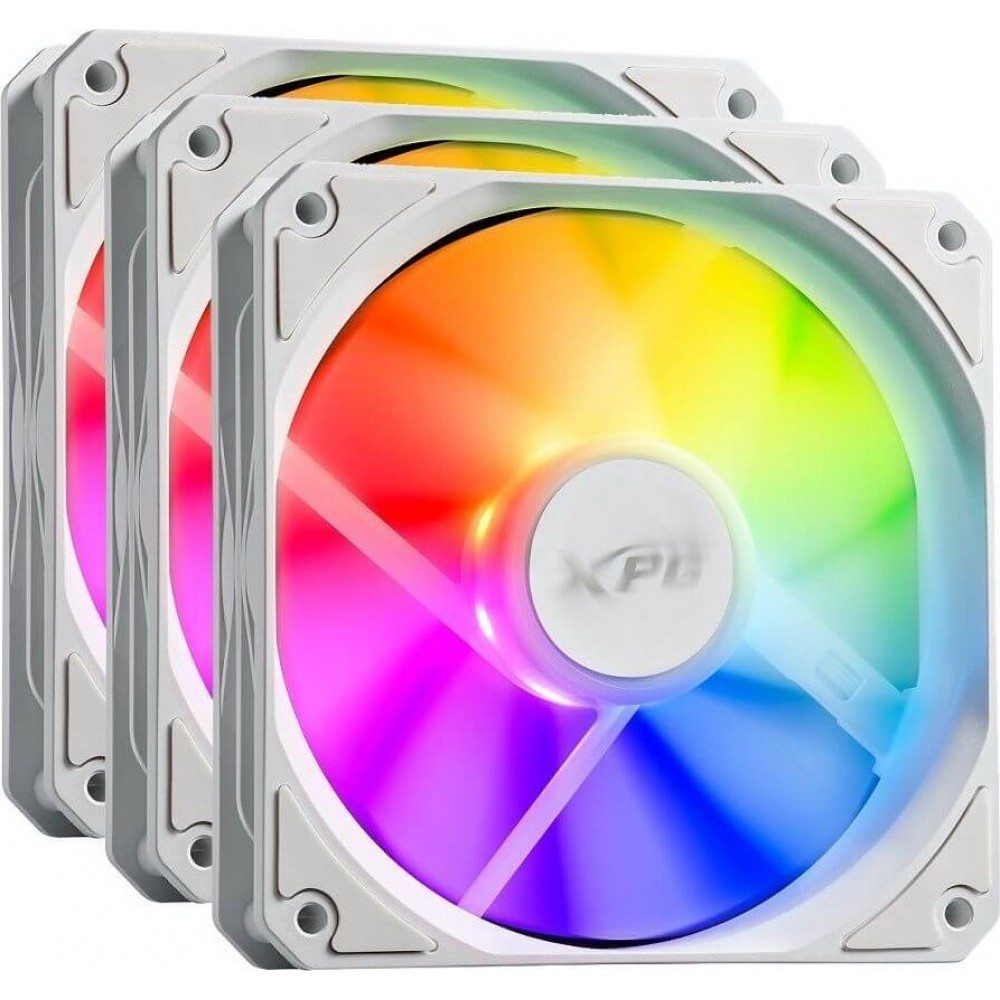 XPG VENTO R ARGB REVERSE Case Fan 120mm - 3x Pack White