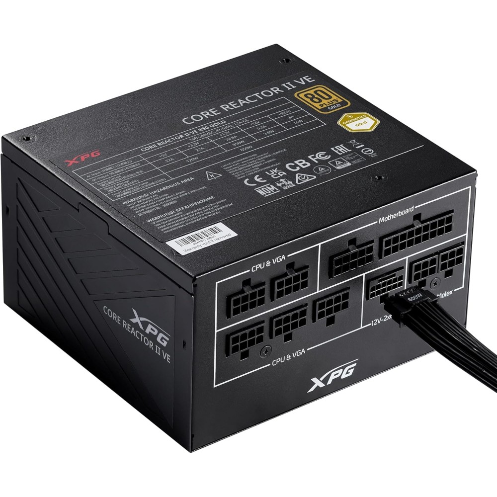 XPG Core Reactor II VE 850W 80 Plus Gold ATX3.1 Fully Modular Power Supply