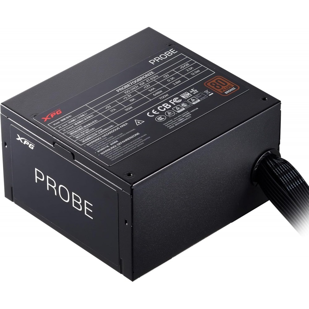 XPG Probe 700w 80 Plus Bronze Power Supply XPG Probe 700w 80 Plus Bronze Power Supply