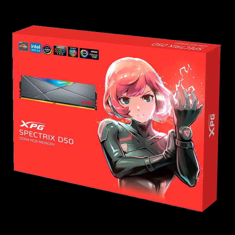 XPG SPECTRIX D50 RGB  32GB (2x16GB) DDR4 3600MHz CL18