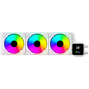XANDER WATERWHEEL Digital 360 ARGB LIQUID COOLER White