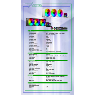 XANDER WATERWHEEL II 360 ARGB LIQUID COOLER Black