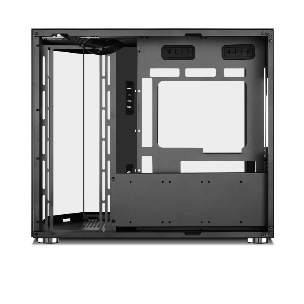 Xander Crystal ARGB Mid Tower Case Black + PSU 850W Bronze