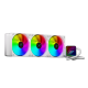 XANDER WATERWHEEL II 360 ARGB LIQUID COOLER White