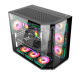 Xander Crystal ARGB Mid Tower Case Black + PSU 850W Bronze