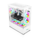 Xander Jupiter ARGB Mid Tower Case White + PSU 850W Bronze