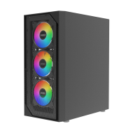 Xander Velox II TG Mesh Mid Tower Case +  700W 80+ White