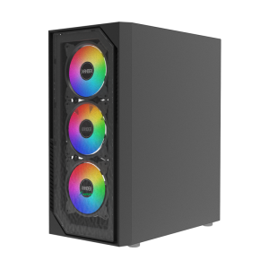 Xander Velox II TG Mesh Mid Tower Case +  700W 80+ White