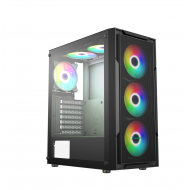 Xander HULK Mid Tower Case + PSU 700W 80+ White 