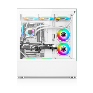 Xander Jupiter ARGB Mid Tower Case White + PSU 850W Bronze 