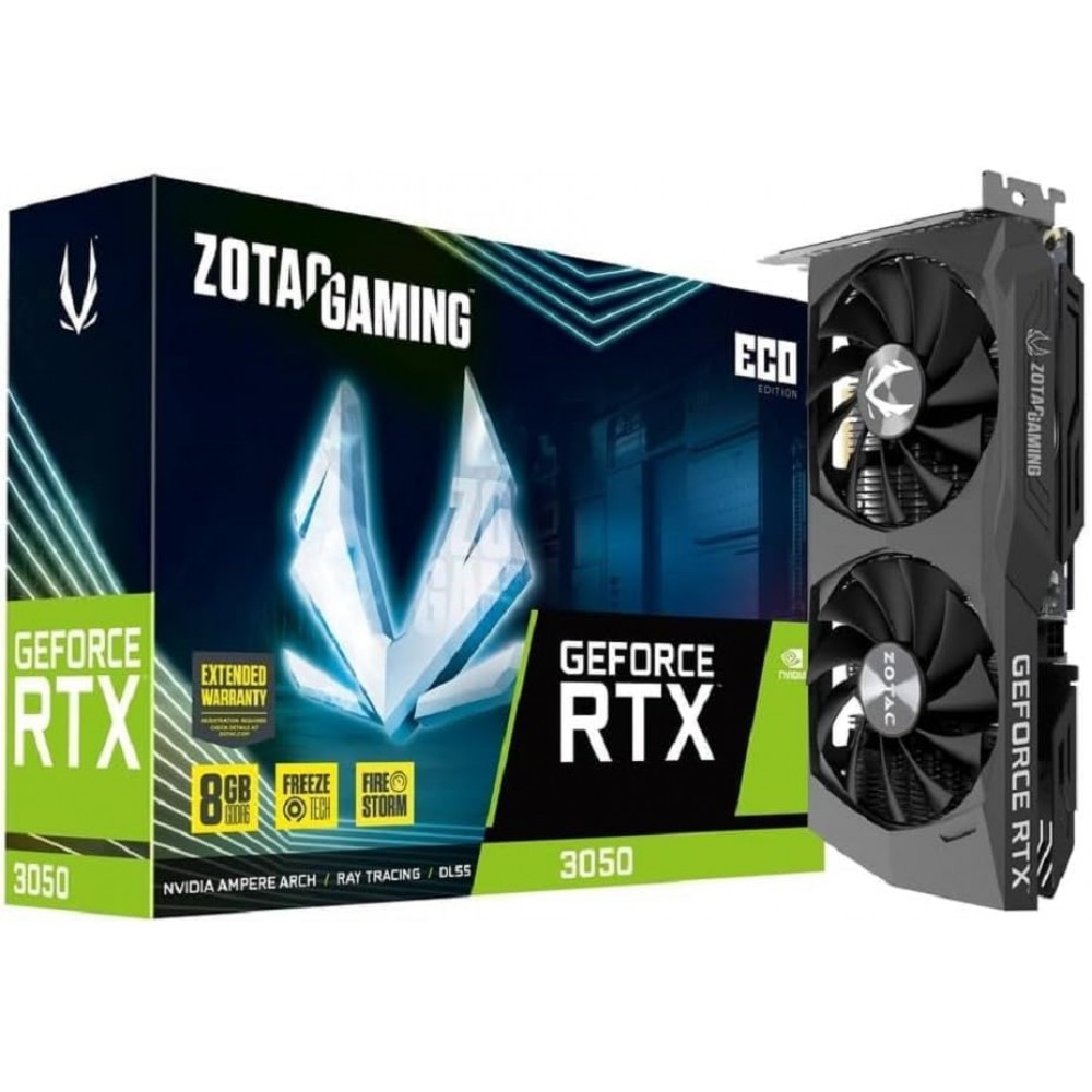 ZOTAC GAMING GeForce RTX 3050 ECO Edition 8GB GDDR6