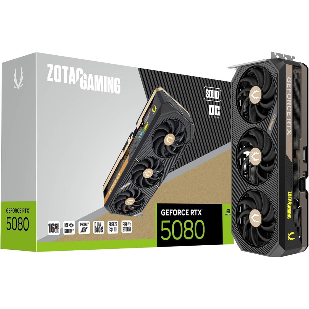 ZOTAC GAMING RTX 5080 SOLID OC 16GB GDDR7