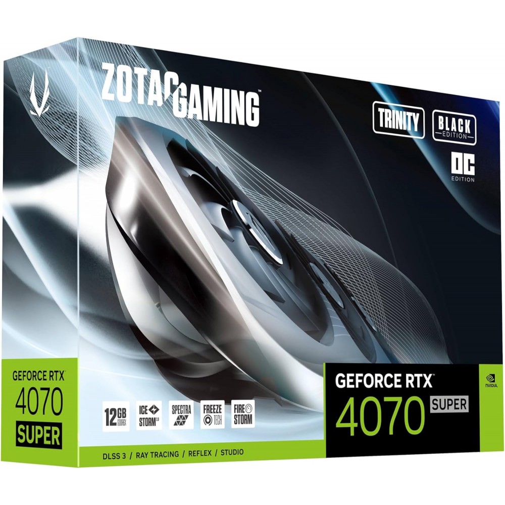 ZOTAC RTX 4070 SUPER Trinity OC Black ED 12GB GDDR6X