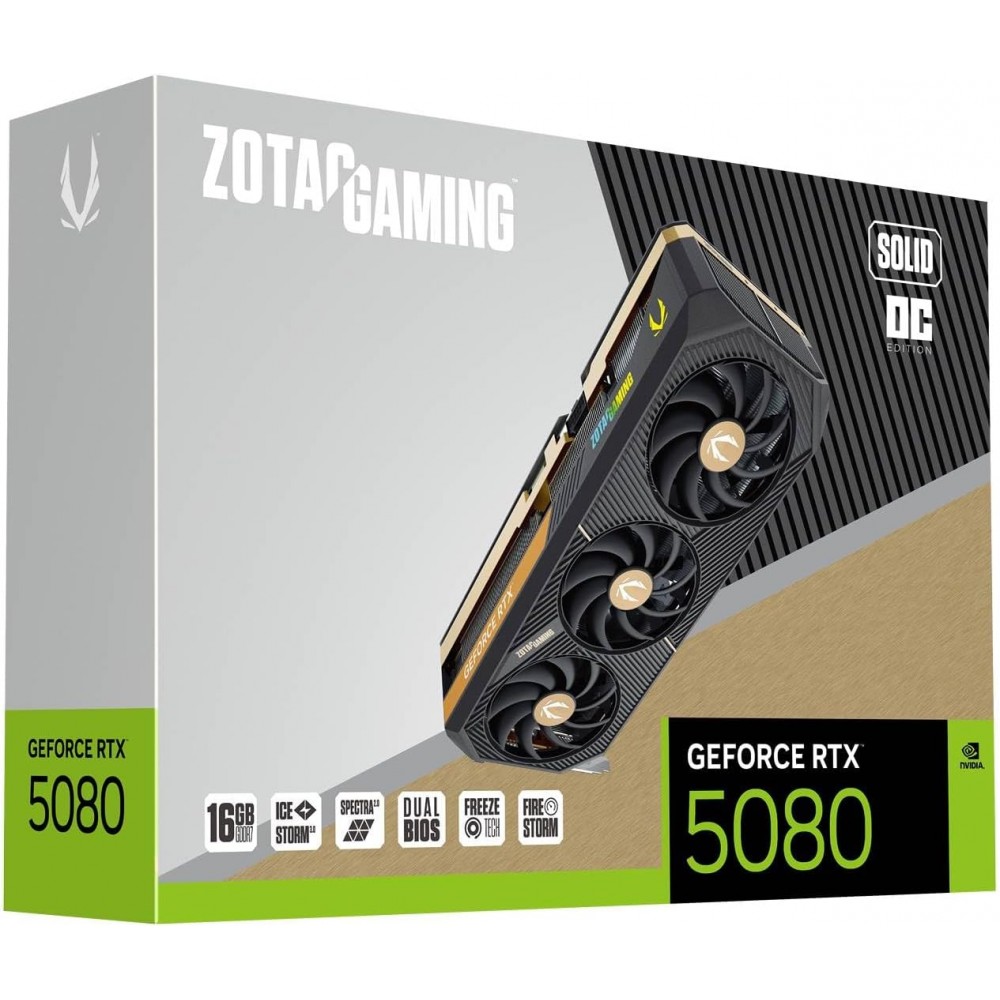 ZOTAC GAMING RTX 5080 SOLID OC 16GB GDDR7