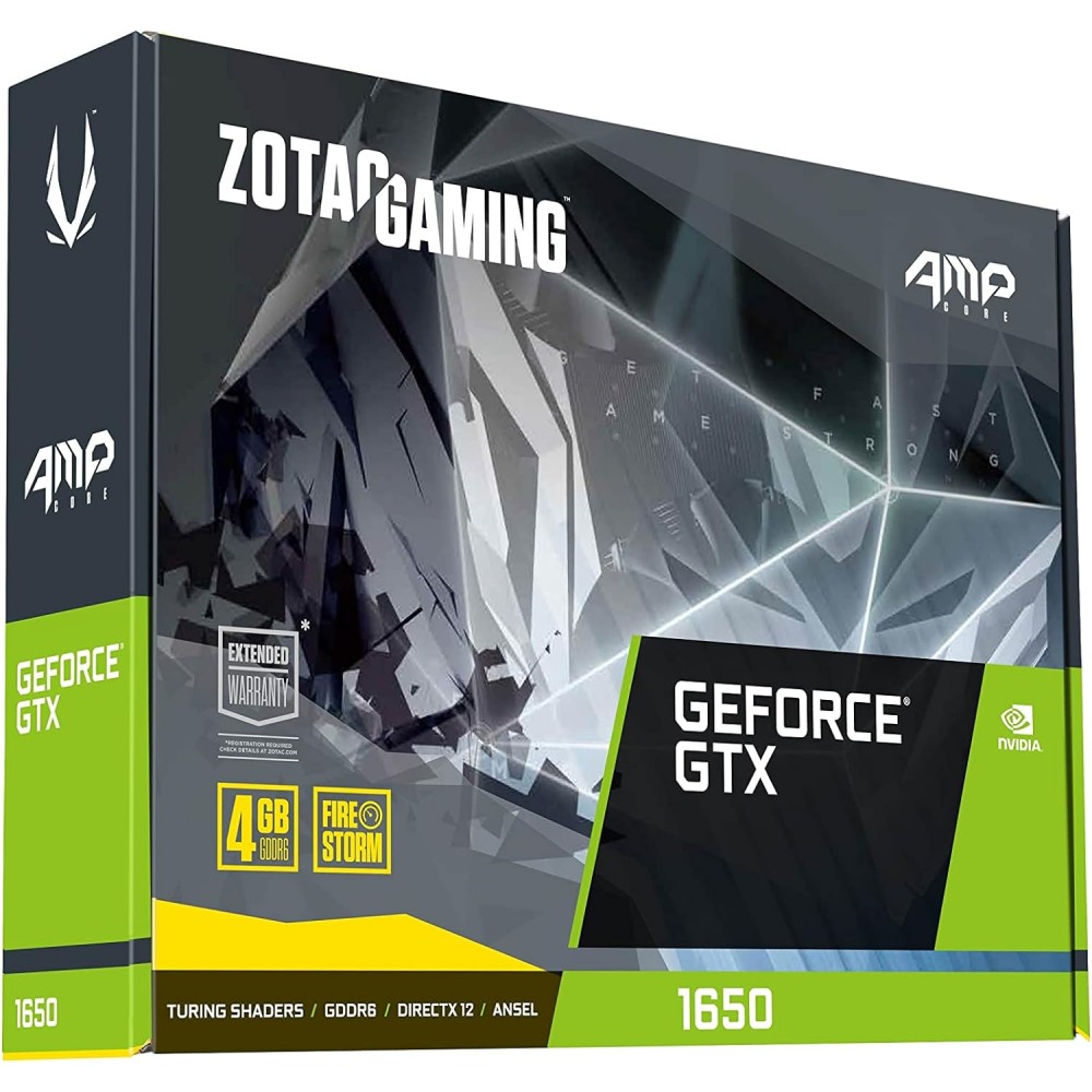 ZOTAC GTX 1650 AMP CORE 4GB GDDR6 ZOTAC GTX 1650 AMP CORE 4GB GDDR6