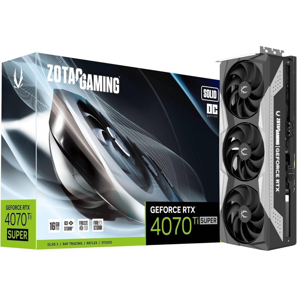 ZOTAC RTX 4070 Ti SUPER SOLID OC 16GB GDDR6X