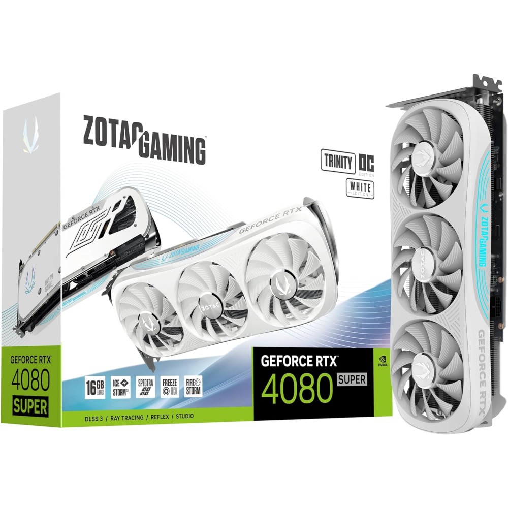 ZOTAC RTX 4080 SUPER  TRINITY OC WHITE ED 16GB GDDR6X