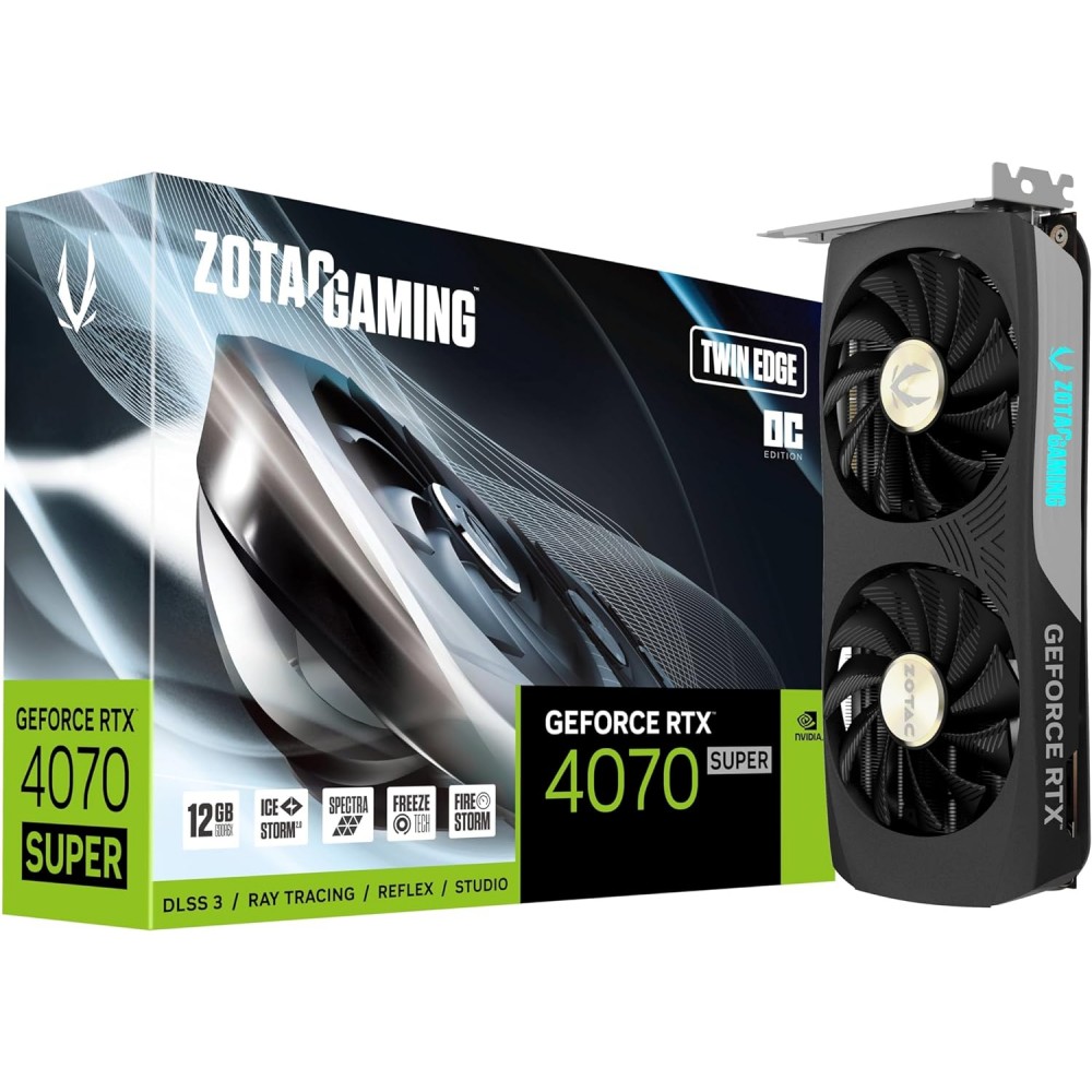 ZOTAC Gaming GeForce RTX 4070 Super Twin Edge OC 12GB GDDR6X