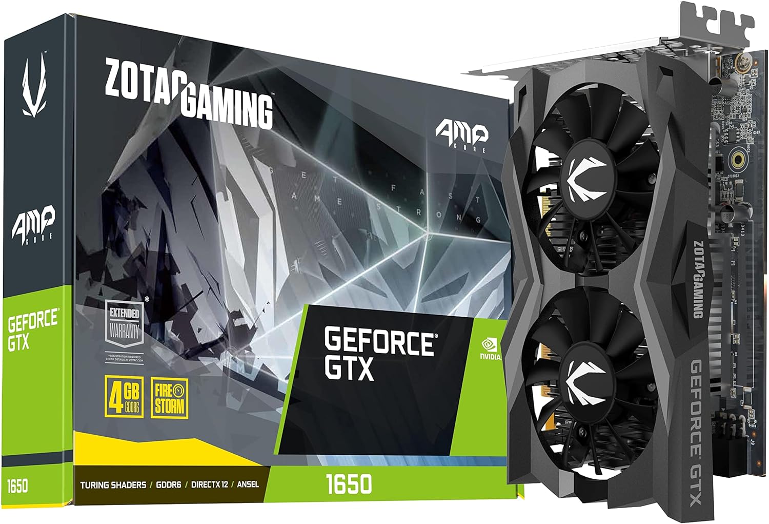 Zotac Geforce Gtx 1650 Specifications ZOTAC GTX 1650 AMP CORE 4GB
