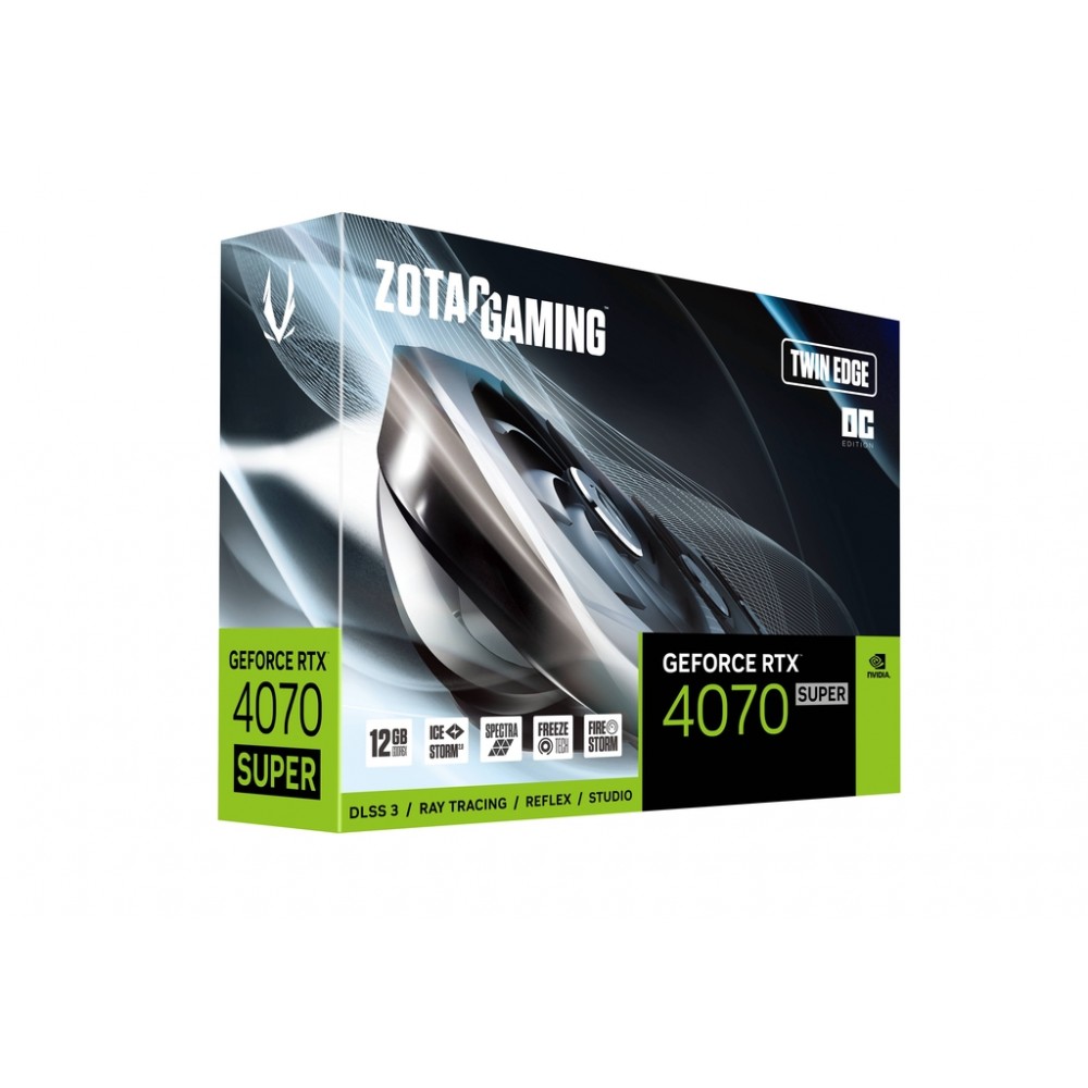 ZOTAC RTX 4070 SUPER TWIN EDGE OC 12GB GDDR6X ZOTAC RTX 4070 SUPER TWIN EDGE OC 12GB GDDR6X