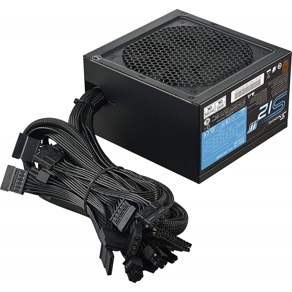 Seasonic S12III-550 - 550W - 80 plus Bronze Non-Moduler