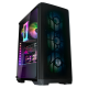 BITFENIX NOVA MESH SE TG Black + 600W 4 RGB FANS