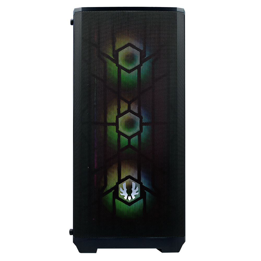 BITFENIX NOVA MESH SE TG Black + 600W 4 RGB FANS