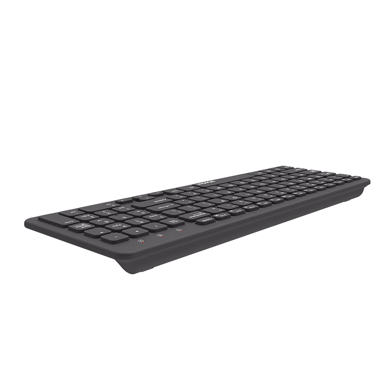 MeeTion MT-WK410 Wireless Ultra Thin Chocolate Keyboard